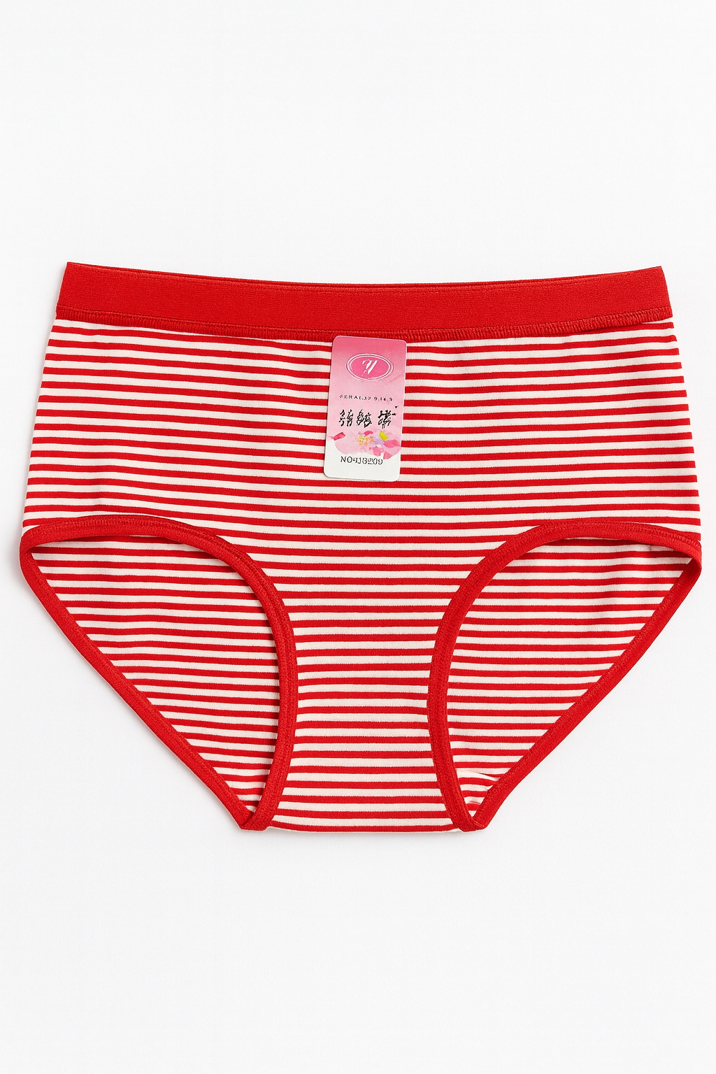 Imported Ladies soft Cotton Underwear with Panty Lining -Stripes