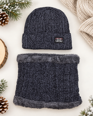 Imported Cap and Neck Warmer Set with Velvet inside –M-Sport