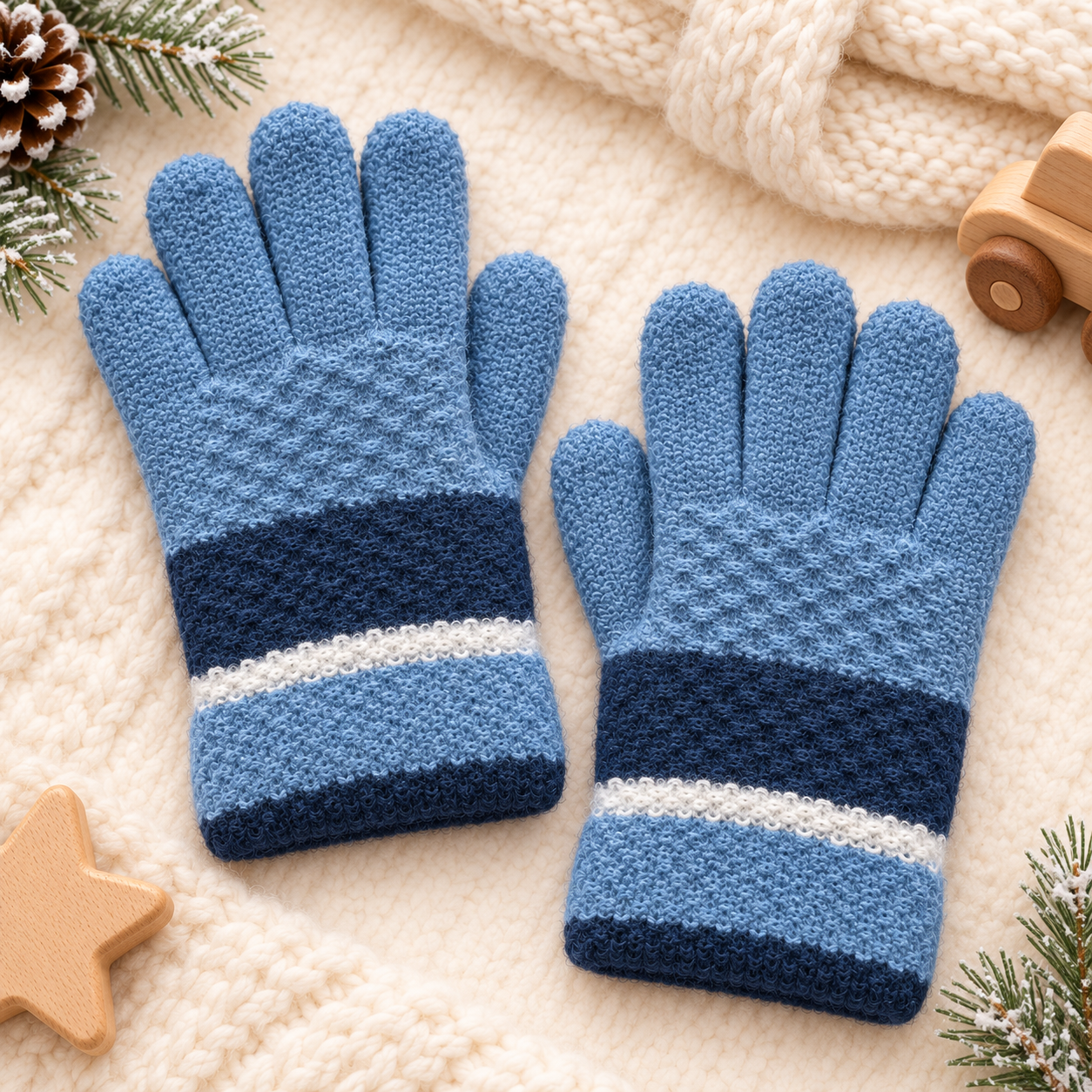 Kids Unisex Full Finger Gloves/Mittens  -KGN11