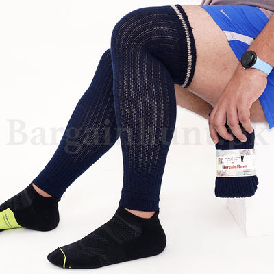 Unisex Woolen Leg & Knee Warmers – Premium Imported Stretch Wool, (Pair)