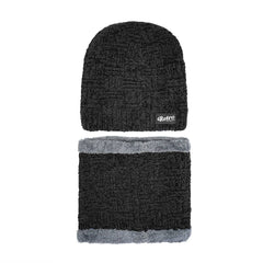 Imported Cap and Neck Warmer Set with Velvet Lining-Retro
