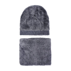 Imported Cap and Neck Warmer Set with Velvet Lining-Vector