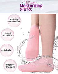 Unisex Moisturizing Silicone Gel Socks