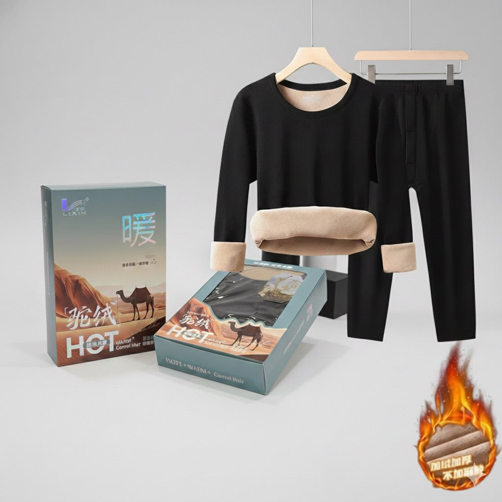 Unisex Box Packed Imported Fleece Lined Inner/Thermal Suits -Plus Size