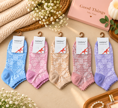 "Women’s Cotton Ankle Socks – 5-Pair| Soft, Breathable, Everyday Wear" (LAS32)
