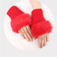 Fingerless Fur Mittens(gloves)