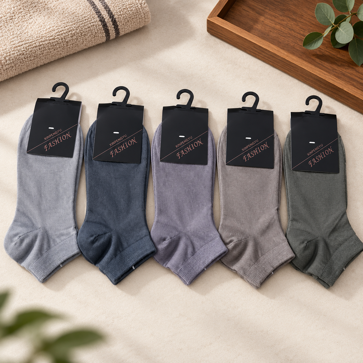 "Men Cotton Sports Socks – 5-Pair | Soft, Breathable, Everyday Wear" (N15)