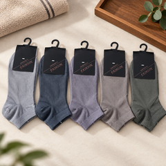 "Men Cotton Sports Socks – 5-Pair | Soft, Breathable, Everyday Wear" (N15)