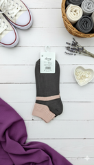 "Women’s Cotton Ankle Socks – 5-Pair Assorted Cute Pattern| Soft, Breathable, Everyday Wear" (LAS04)