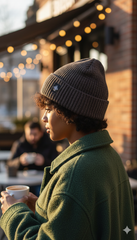 Unisex Warm Knitted Cap with Fleece/Velvet inside