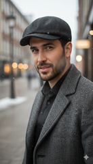 Men’s IVY Flat Cap – Peaky Blinders Style Ivy Hat -PB02
