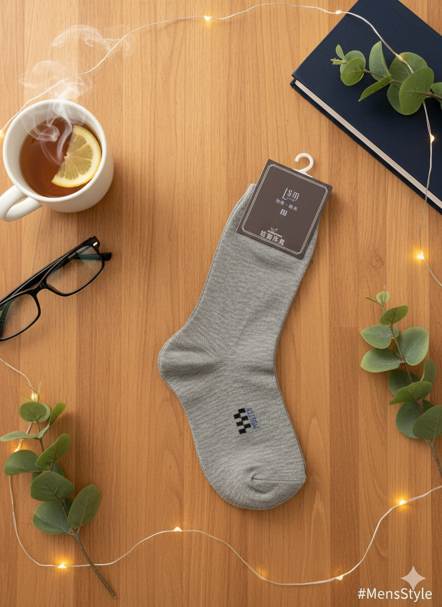"Men Cotton Sports Socks – 5-Pair Decent Print| Soft, Breathable, Everyday Wear" (MAS18)