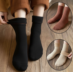 New Soft Velvet Cashmere Socks (Solid Colors)