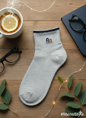 "Men Cotton Sports Socks – 5-Pair AA Print| Soft, Breathable, Everyday Wear" (MAS19)