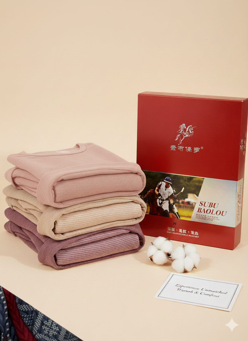 Ladies Imported Fleece Lined Inner/Thermal Suits -Box Packed