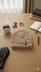Unisex Warm Knitted Cap with Fleece Nothing Rohs /Velvet inside