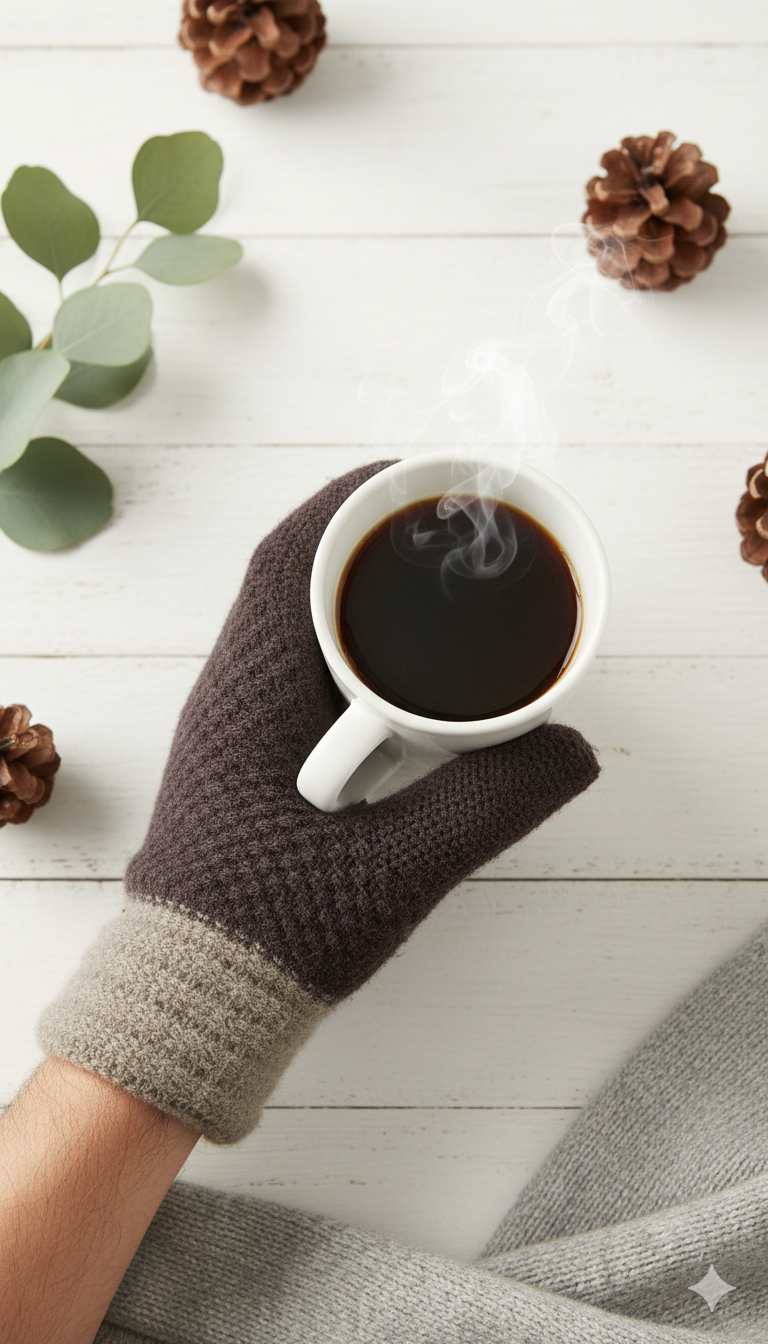 Unisex Warm Winter Fingerless Mittens -TSG09