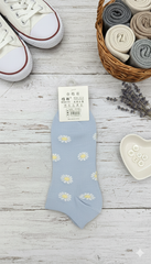 "Women’s Cotton Ankle Socks – 5-Pair Assorted Floral Print| Soft, Breathable, Everyday Wear" (LAS06)