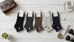 "Men Cotton Sports Socks – 5-Pair OK Print| Soft, Breathable, Everyday Wear" (MAS17)