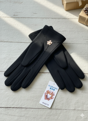 Embroidered with bead Full-Finger Mittens (TouchScreen) -TSG02