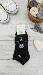 "Women’s Cotton Ankle Socks – 5-Pair Assorted cute Print| Soft, Breathable, Everyday Wear" (LAS03)