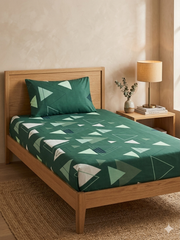 2PCs Pure Cotton Single Bedsheet (SBS08)