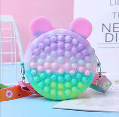 Colorful Stress-reliver Crossbody POPIT bag-Kids