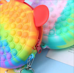 Colorful Stress-reliver Crossbody POPIT bag-Kids