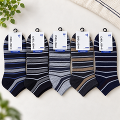 "Men Cotton Sports Socks – 5-Pair | Soft, Breathable, Everyday Wear" (N11)