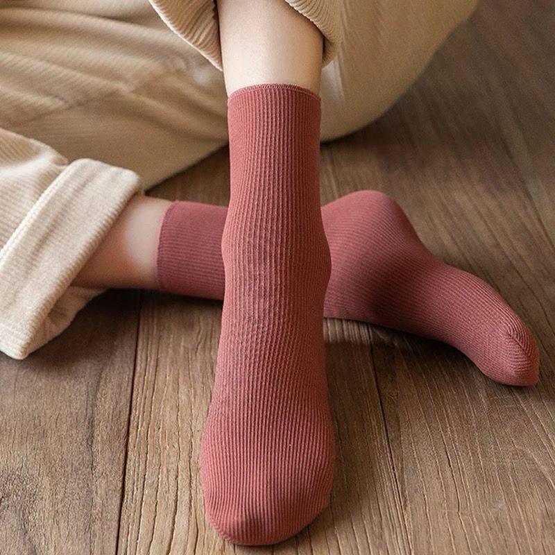 New Soft Velvet Cashmere Socks (Solid Colors)