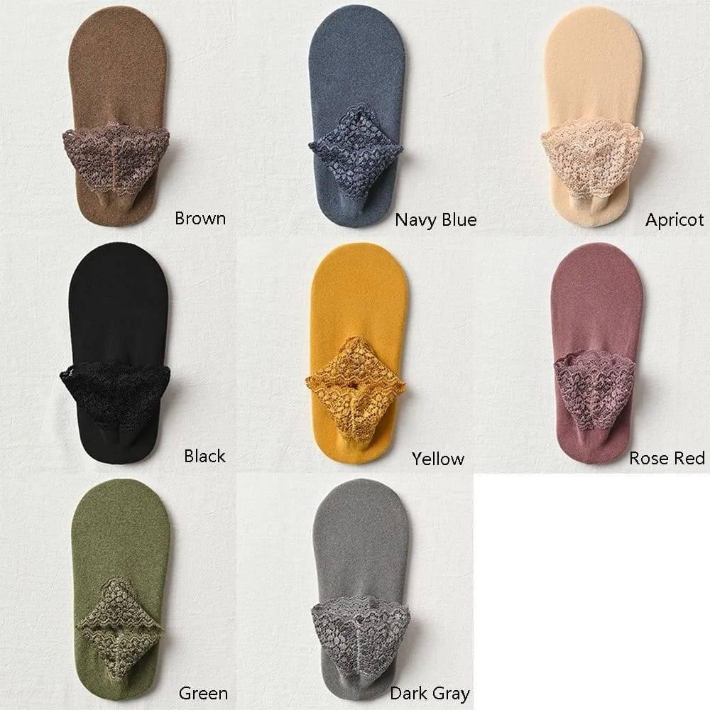 Short Tube Thermal Socks with Lace
