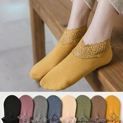 Short Tube Thermal Socks with Lace
