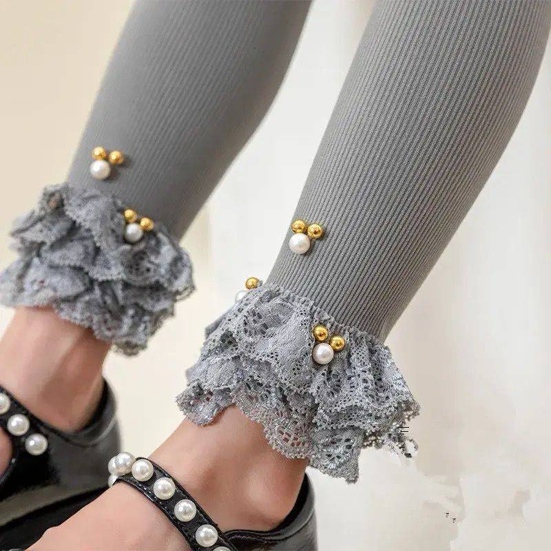 Mickey Beads Leggings for Girls