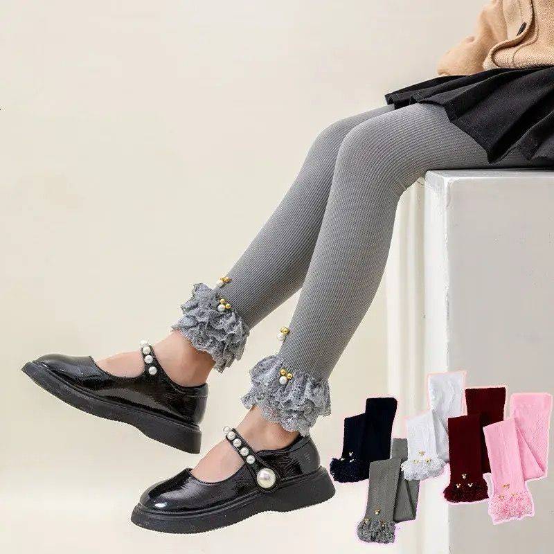 Mickey Beads Leggings for Girls