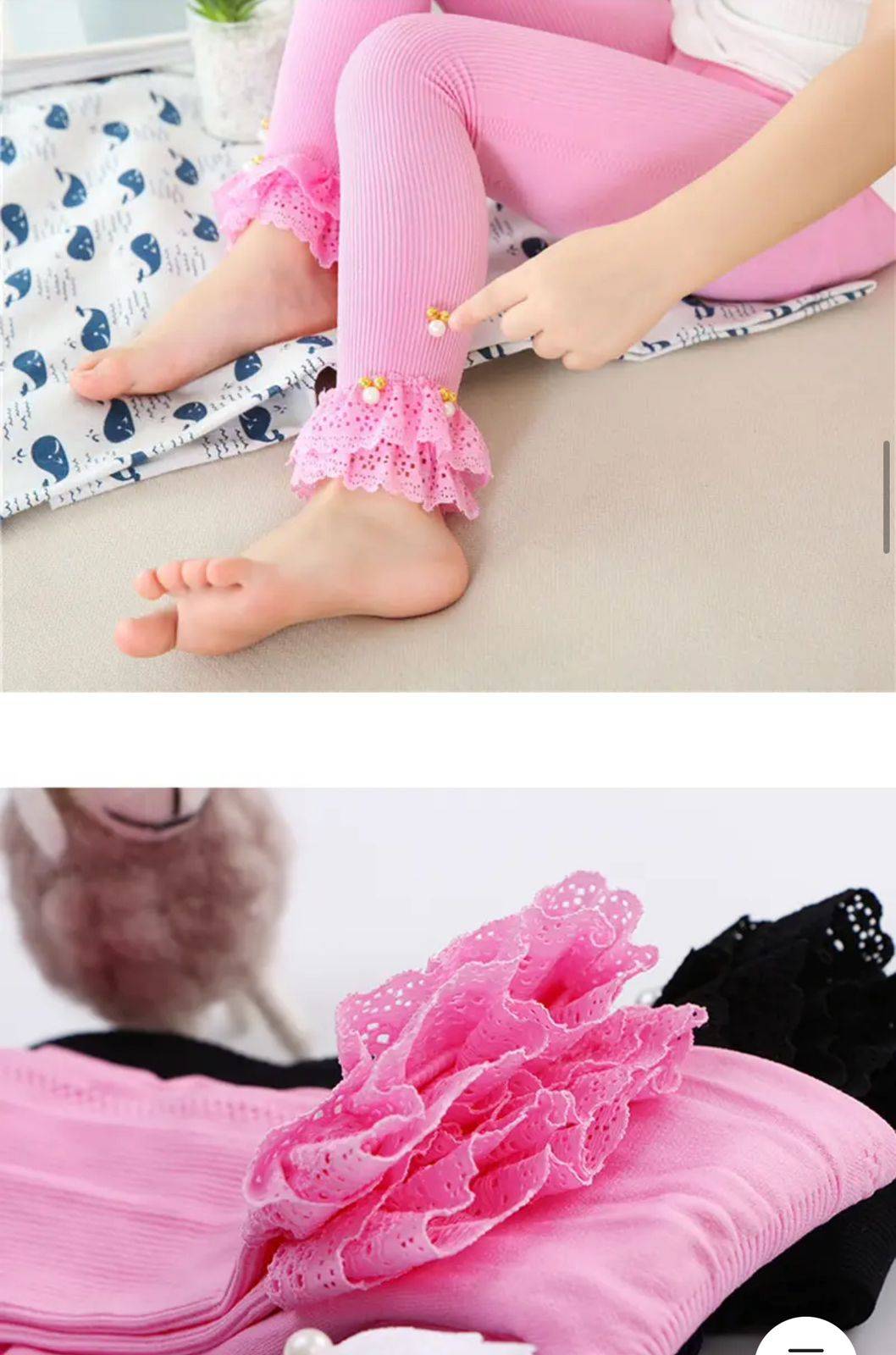 Mickey Beads Leggings for Girls
