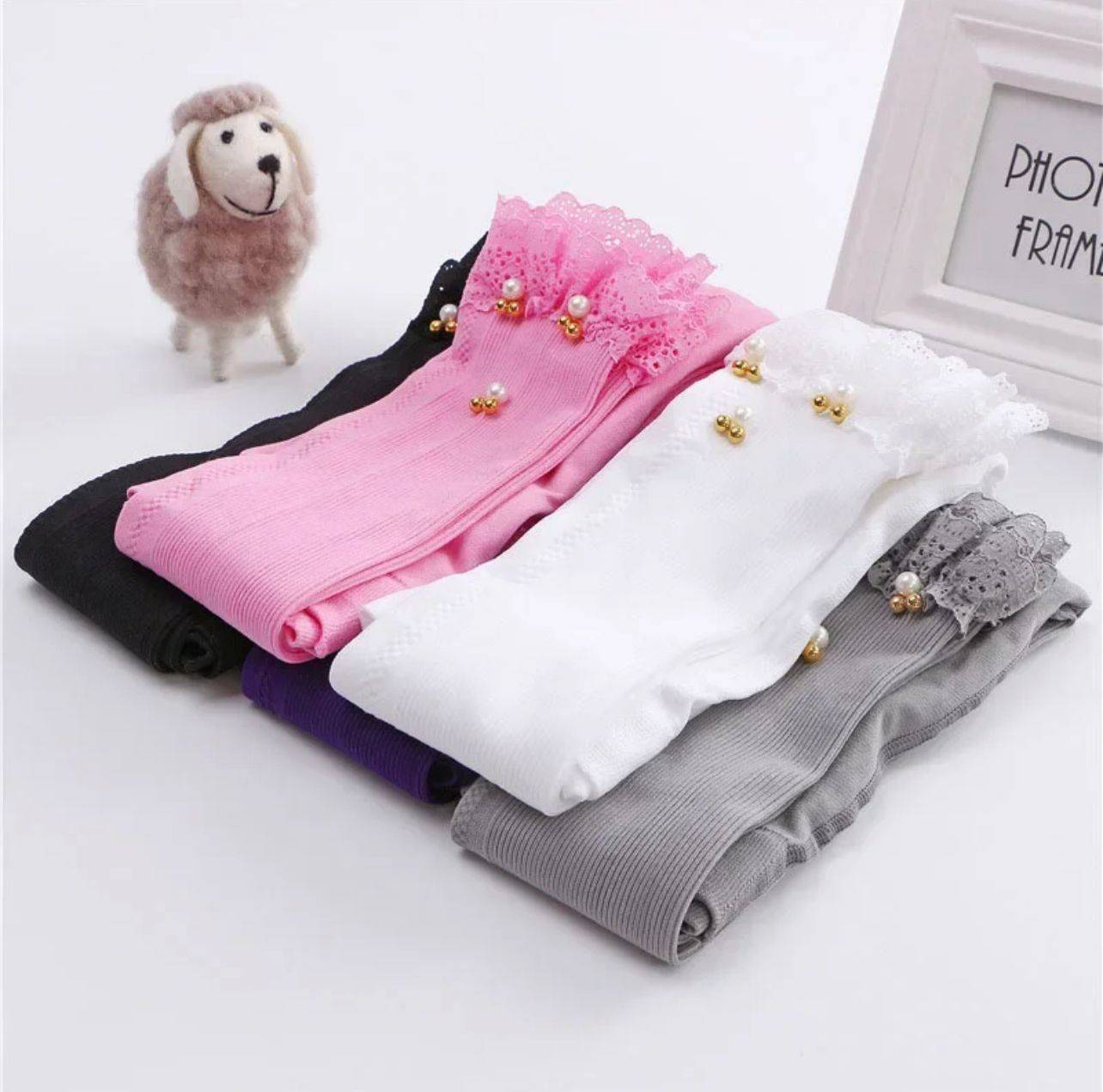 Mickey Beads Leggings for Girls