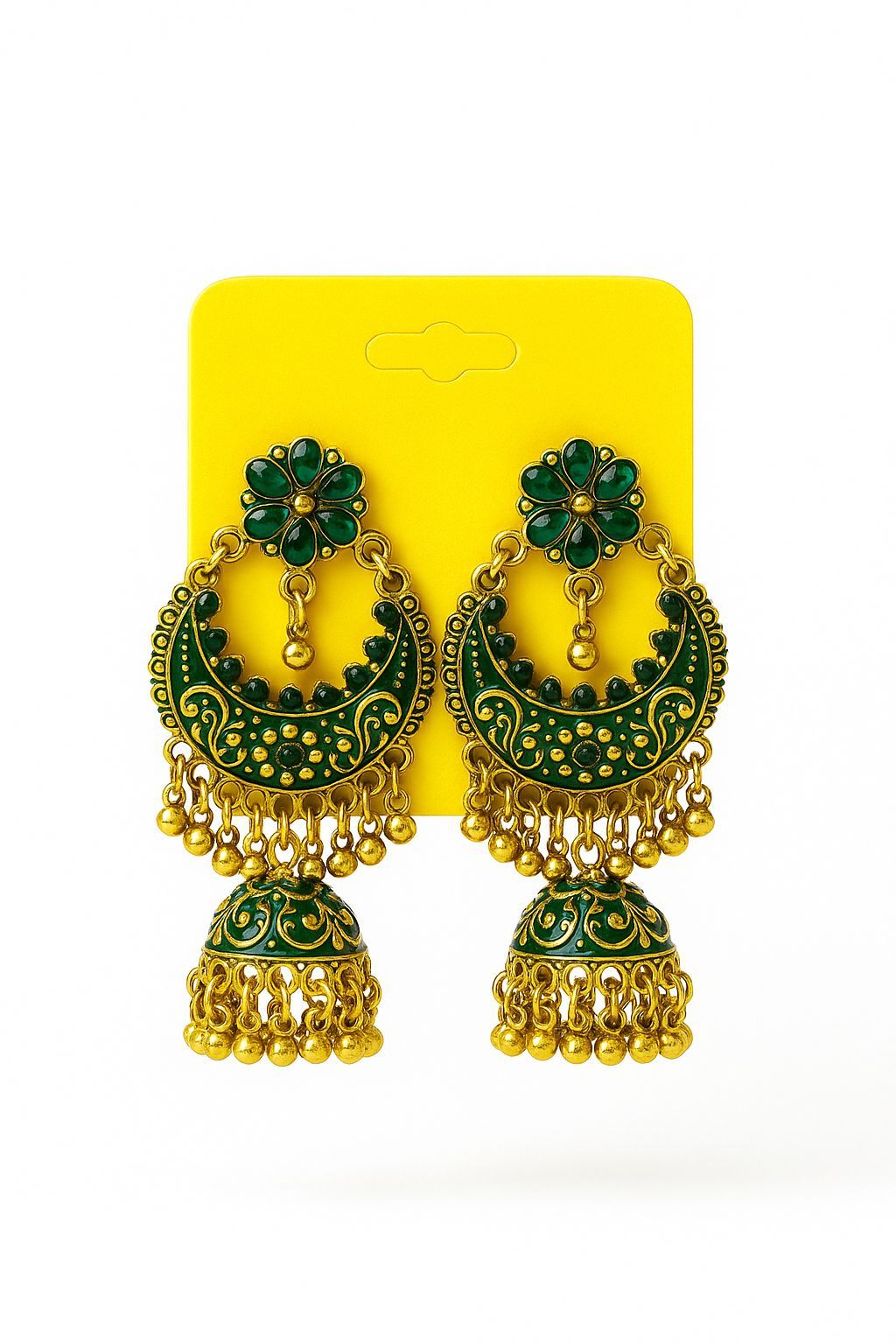Vintage Green Earrings
