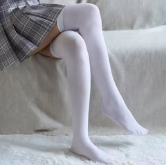JK-Style Over Knee High Stockings – Elegant, Opaque & Comfortable