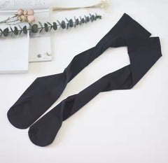 JK-Style Over Knee High Stockings – Elegant, Opaque & Comfortable