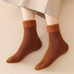 New Soft Velvet Cashmere Socks (Solid Colors)