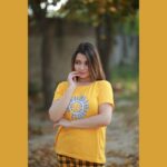 Ladies Soft Cotton Jersey PjSet (Yellow Flower)