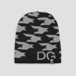 Unisex Skiing Warm Knitted Contrasting Cap with Fleece/Velvet inside