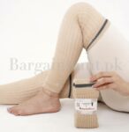 Unisex Woolen Leg & Knee Warmer Pair (Beige)